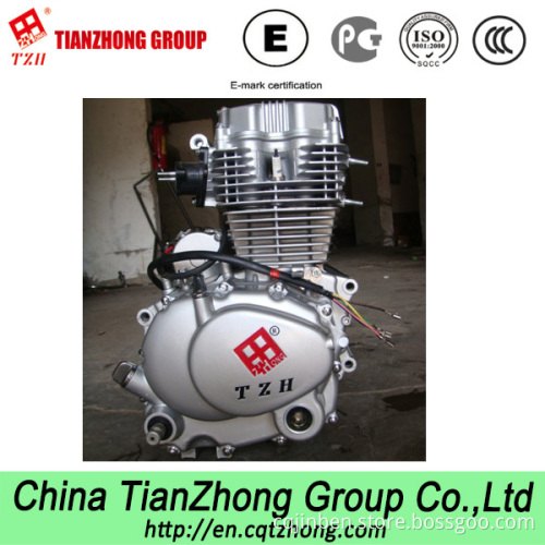 Electric Start/Manual Clutch/Air Cooled 200cc Motorcycle Engine